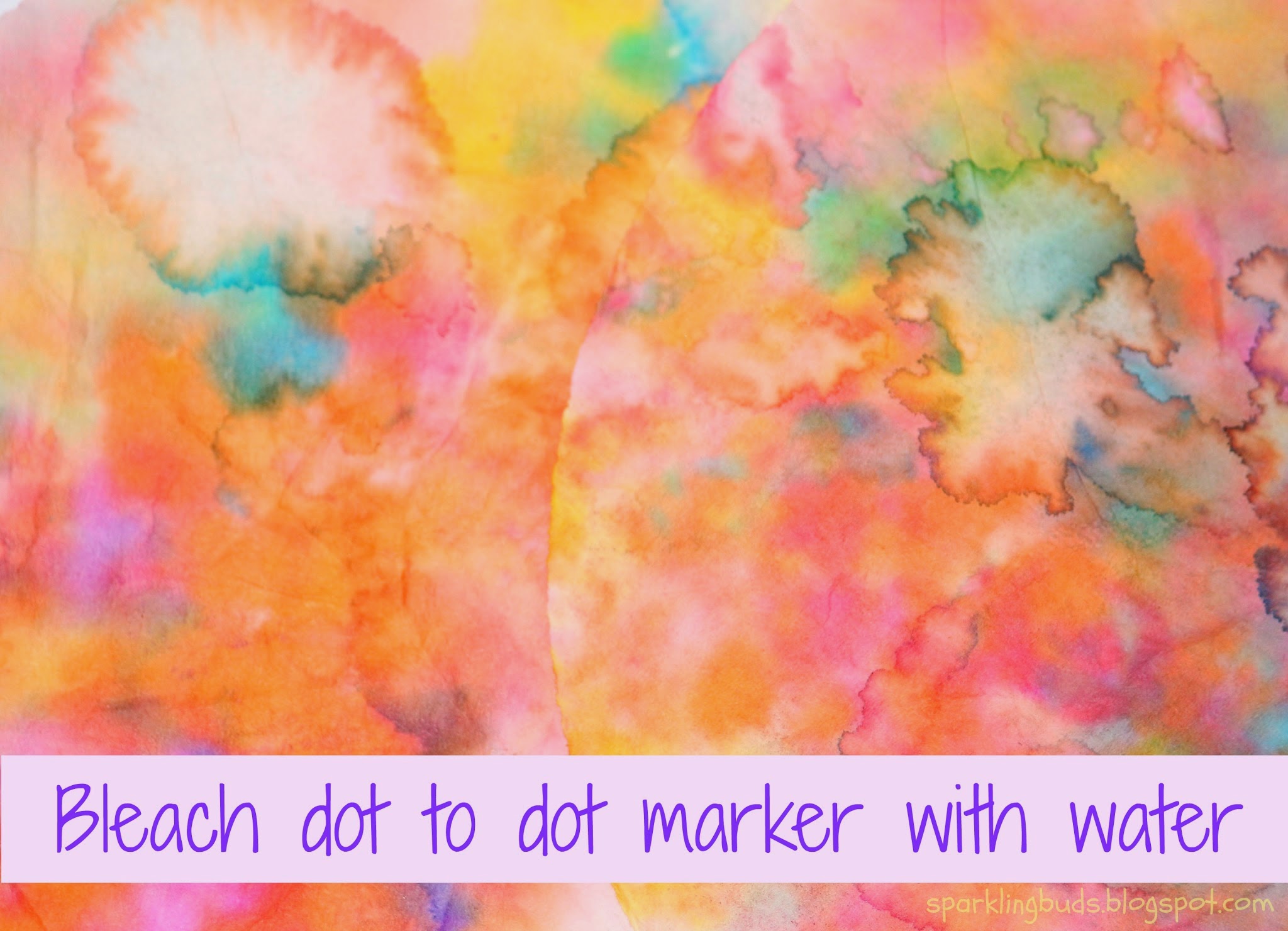 Bleach Dot To Dot Marker Paintings Sparklingbuds