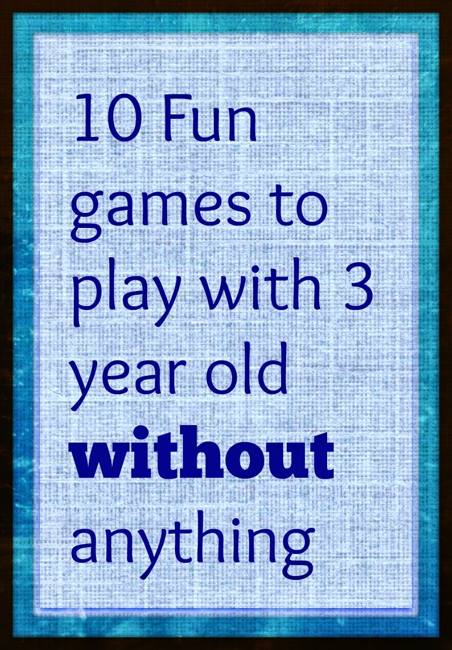 children's games for 3 year olds
