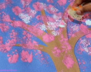 Cherry Blossom Tree Craft For Preschoolers – Sparklingbuds