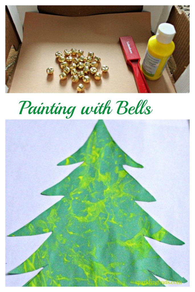 Christmas Tree painting with Kids