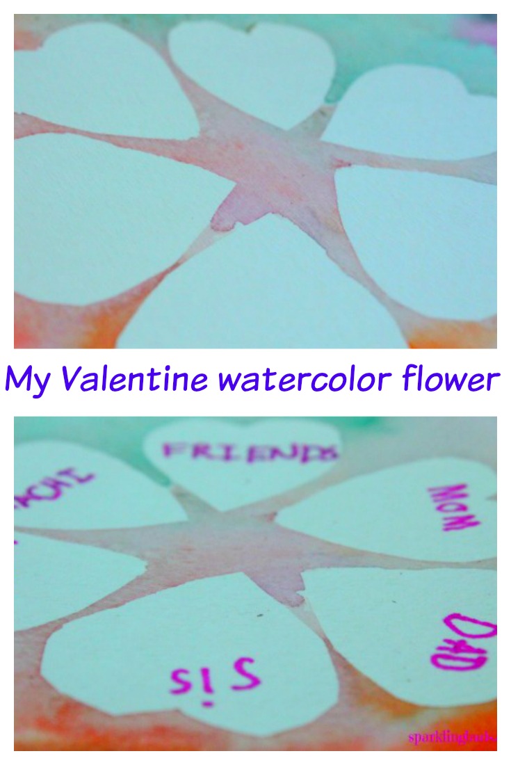 Easy Watercolor Valentine's day craft ideas for preschool