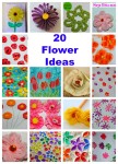 20 flower crafts ideas for kids – sparklingbuds