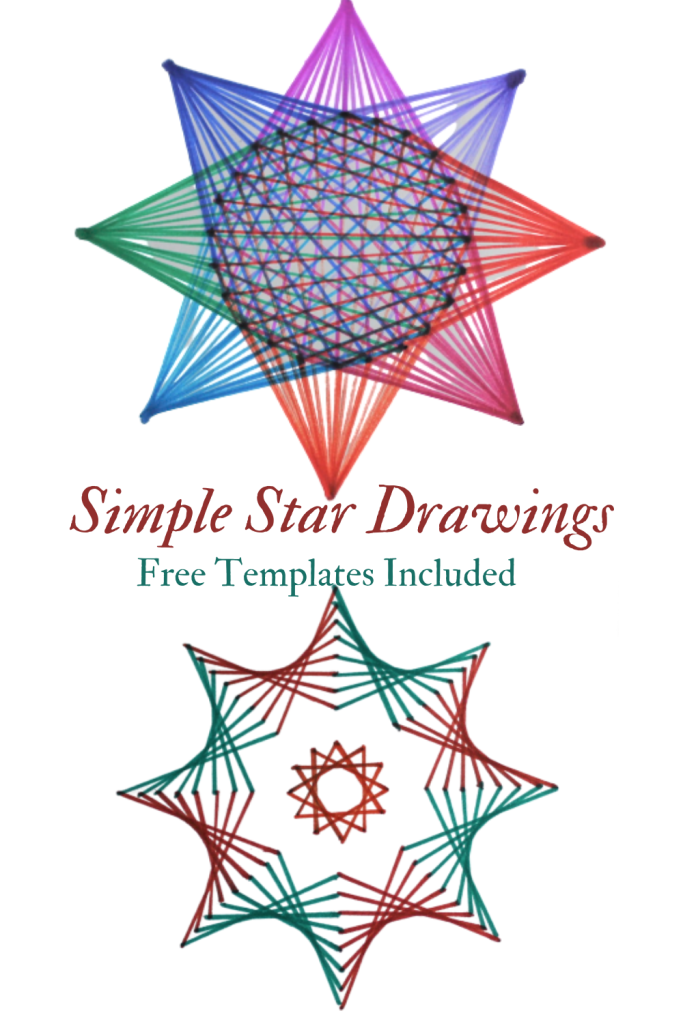 Simple star drawing ideas