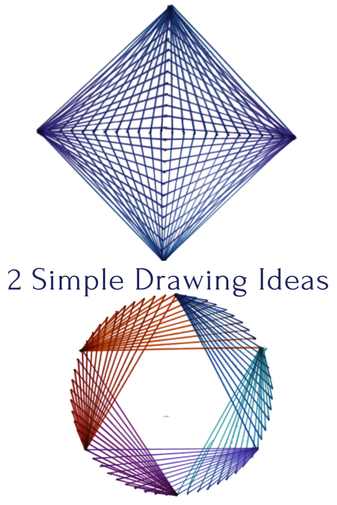 Geometric Art - 2 simple drawing ideas