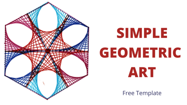 How To Draw Simple Geometric Art – Free Worksheet – Sparklingbuds