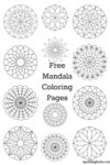 Download Free Mandala Coloring Pages for Kids - sparklingbuds